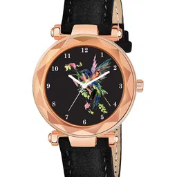 CSAMON Women Printed Dial & Straps Analogue Watch GR379RG Chakali BLK Vel L-picture-37