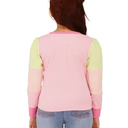 Cutecumber Girls Pink Embellished T-Shirts image 2