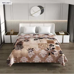 Monte Carlo Brown Polyester 1000 GSM Winter Blanket image 2