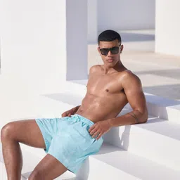 NEXT Men Embroidered Swim Shorts image 5
