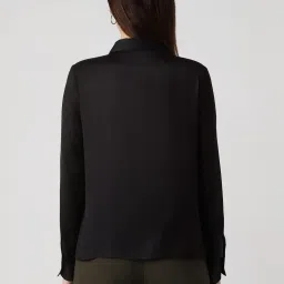 Van Heusen Black Printed Shirt image 2