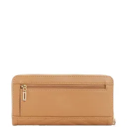 GUESS Beige Quilted Zip Around Wallet image 2