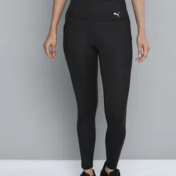Puma Women Black Solid Train Favorite Forever High-Waist 7/8th Sustainable Tights-image-84