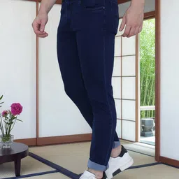 AWACK Men Lean Regular Fit Mid-Rise Stretchable Jeans image 4