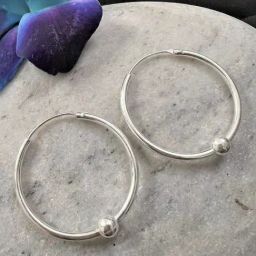 Arte Jewels 925 Sterling Silver Hoops for Women & Girls-picture-0