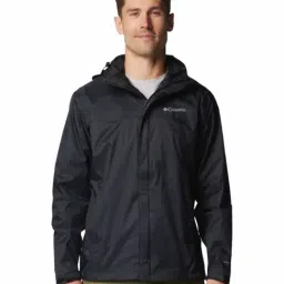 Columbia Mens Black Omni-Tech Watertight II Rain Jacket-image-43
