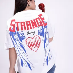 Kook N Keech Disney Typography Printed Pure Cotton Oversized T-shirt-image-98