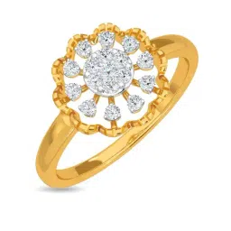 Kisna Diamond & Gold Jewellery Gladys 18k (750) Diamond & Gold Ring For Women-picture-10