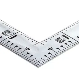 Shinwa Rules Stainless Steel Curved Scale Silver 320x160x1.4 mm, 68535503 image 3