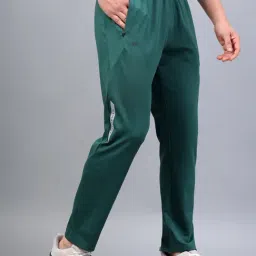 Dida Trekking Green Polyester Regular Fit Solid Trackpants image 3