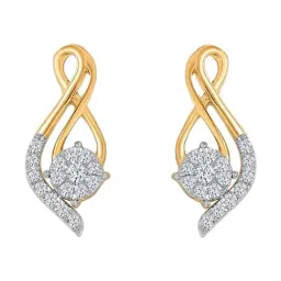 p.n.gadgil jewellers P.N.Gagdil Jewellers Serene Swirl Gold & Diamond Necklace set Necklace for Woman image 2