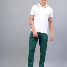 Dida Trekking Green Polyester Regular Fit Solid Trackpants image 5
