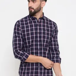Duke Blue Slim fit Checks Shirt-picture-20