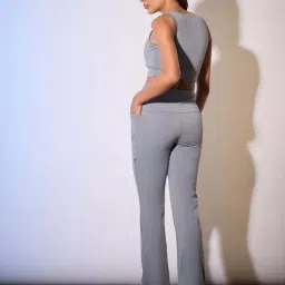 Color Capital Grey Regular Fit Sports Tights image 2