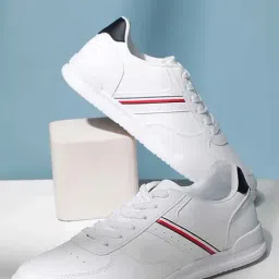 Mozafia Men's White Casual Sneakers-image-16