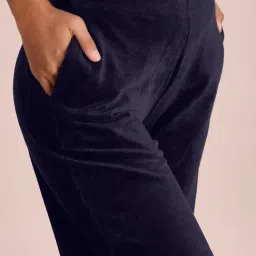 go colors! Go Colors Navy Solid Pants image 5