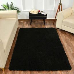 Presto Black Polyester Soft Feel Anti-Skid Carpet-picture-41