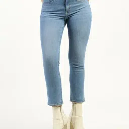 Levi's 724 Light Blue Cotton Slim Fit Jeans-picture-17