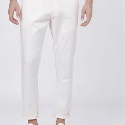 HIGHLANDER Men Pink Slim Fit Regular Trousers-image-53