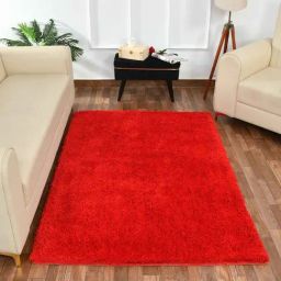 Presto Red Polyester Soft Feel Anti-Skid Carpet-picture-46
