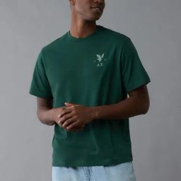 American Eagle Green Cotton Regular Fit Printed T-Shirt-picture-39