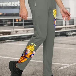 FTX Men Printed Mid Rise Track Pants With Side Zipper Pockets image 4