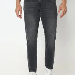 SPYKAR Men Kano Tapered Fit Light Fade Stretchable Jeans-picture-48