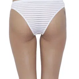 BASIICS by La Intimo Multicolor Striped Bikini Panty( Pack Of 2 ) image 2