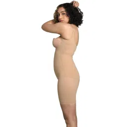 ButtChique Full-bodysuit Beige Shapewear All Over Sculpting With Adjustable Straps image 2