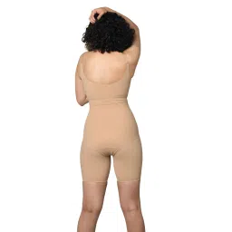 ButtChique Full-bodysuit Beige Shapewear All Over Sculpting With Adjustable Straps image 4