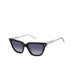 Polaroid Women Grey Lens & Black Rectangle Sunglasses with UV Protected Lens image 3