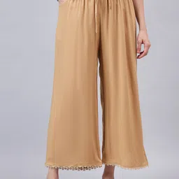 THE PAJAMA FACTORY Women Lace Detail Palazzos-image-47