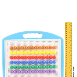 Ratnas Mosaic Art Pegs Board Game - Color May Vary image 3