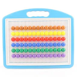 Ratnas Mosaic Art Pegs Board Game - Color May Vary image 4