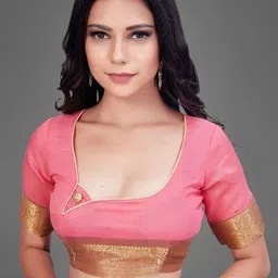 KALINI Floral Printed Zari Saree image 3