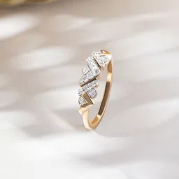 Mia by Tanishq Women 14KT Basketry Vibes Gold and Diamond Finger Ring 1.86g-image-70