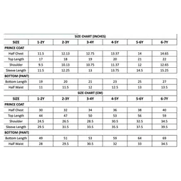 LITTLE COLLARS Velvet Woven Full Sleeves Textured Sherwani Pant Set With Brooch - Wine image 2