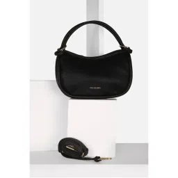 Van Heusen Black Solid Polyester Handbag and Detachable Strap-picture-13