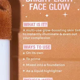 Makeup Revolution London Bright Light Face Glow Primer 23ml - Lustre Medium Light image 3