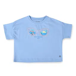 Gini and Jony Infants Girls Cotton Boxy Fit Crop T-Shirt-picture-39