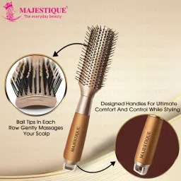 Majestique Golden Fusion Vent Hair Brush for Blow Drying - Styling and Solon for Men and Women image 4