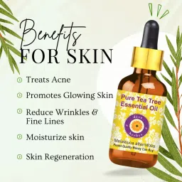 Deve Herbes Pure Tea Tree Essential Oil (Melaleuca alternifolia) for Ance Free & Glowing Skin image 3