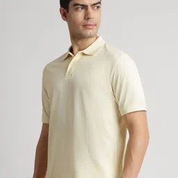 Reebok Men Solid Polo Collar Cotton T-Shirt-picture-19