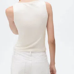 MANGO Boat Neck Tank Crop Top image 5