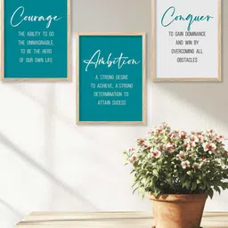 walllane Motivational Wall Art With Frame Home Decor Wall Painting For Living Room Office Bedroom-picture-14