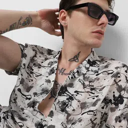 VASTRADO Men Classic Floral Opaque Printed Casual Shirt-picture-13