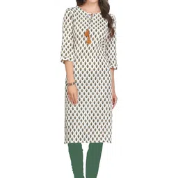 GREAT OUTFITS Ethnic Motifs Printed Pure Cotton Kurti-image-58