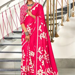 LeeliPeeri Designer Floral Block Printed Saree-picture-34