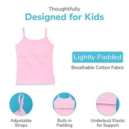 You Got Plan B Girls Pack Of 3 Camisoles image 5
