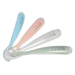 Beaba 1St Stage Silicone Spoon Set Of 4 - Multicolour-picture-12